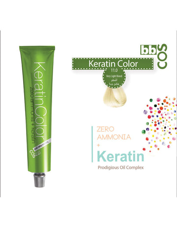 Keratin Hair Color 100 ml 11.0